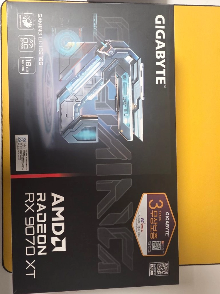 기가바이트 라데온 RX 9070 XT Gaming OC ICE 16GB 그래픽카드 판매합니다. - 안심되는 중고거래