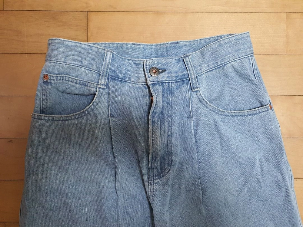 맥우드건 여성 세미 와이드핏 데님팬츠 28 청바지 이미지