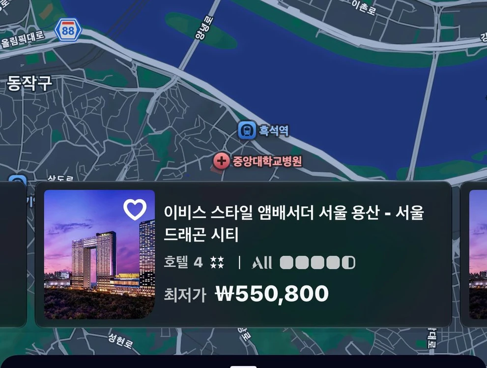 용산 노보텔,이비스, 그랜드머큐어 숙박. 조식포함 이미지