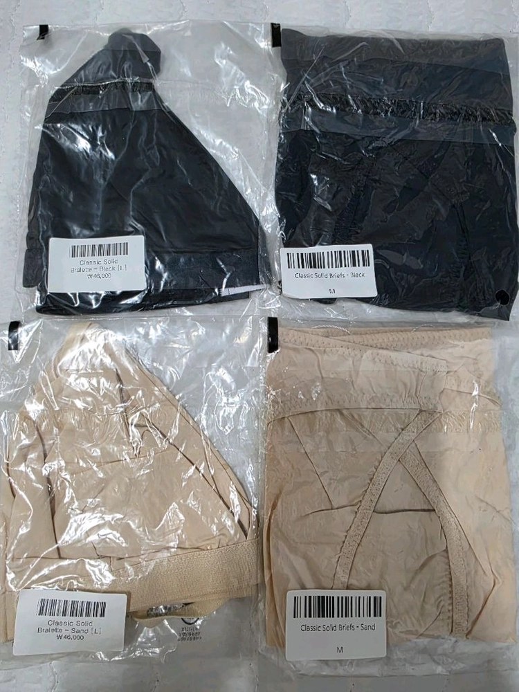 인에이 브라 팬티 세트 이미지