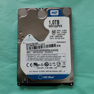 노트북하드 WD Blue HDD 1TB 2.5인치 이미지