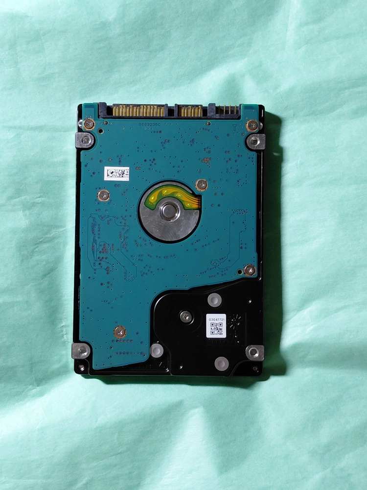 노트북하드 도시바 HDD 1TB 2.5인치 896시간 이미지