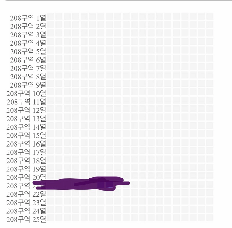브루노마스 내한 콘서트 막콘 G1 208구역 연석 이미지
