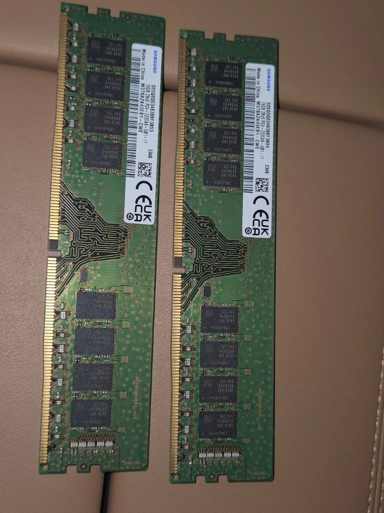 삼성 DDR4 3200 16GB 메모리 2개 세트 이미지