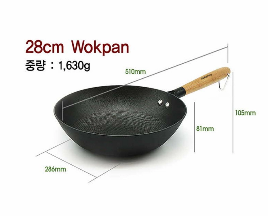 [새제품]GreaNEW 그레뉴 무쇠 궁중팬 28cm 이미지