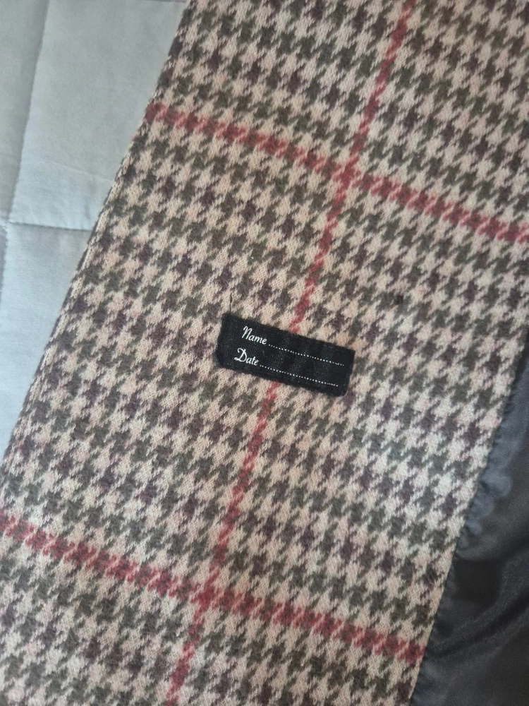 ZARA 자라 모로코산 하운드투스 건 클럽 체크 자켓 이미지