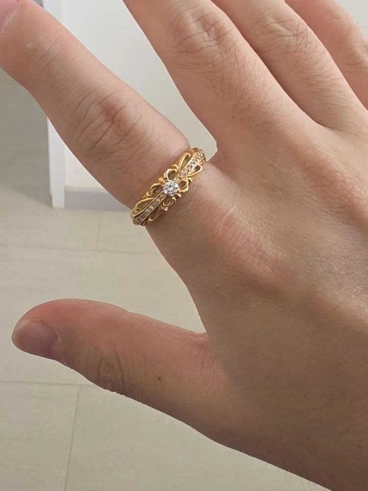 22k 크롬하츠 제작 베이비플로랄링 풀파베 ks신형 19호 이미지