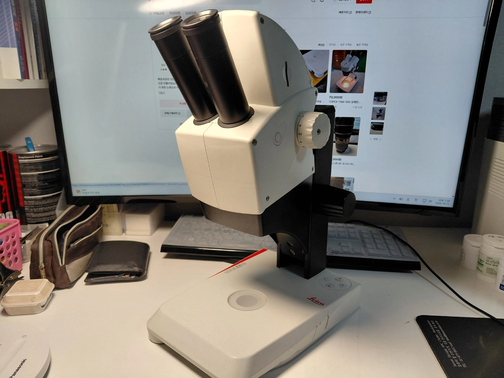 Leica EZ4D 라이카 산업용, 교육용 실체현미경 컴퓨터와 연결 X 이미지