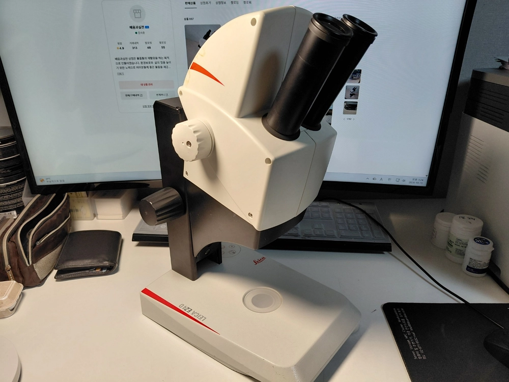 Leica EZ4D 라이카 산업용, 교육용 실체현미경 컴퓨터와 연결 X 이미지