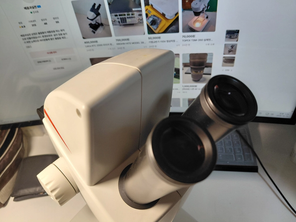 Leica EZ4D 라이카 산업용, 교육용 실체현미경 컴퓨터와 연결 X 이미지