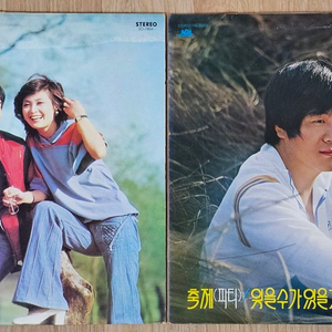 1970년대 가요 음반 LP 4장 이미지