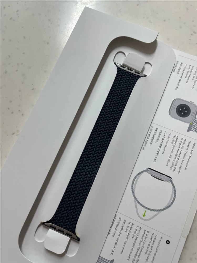 애플워치 브레이드솔로루프 46mm 9 SS급 이미지