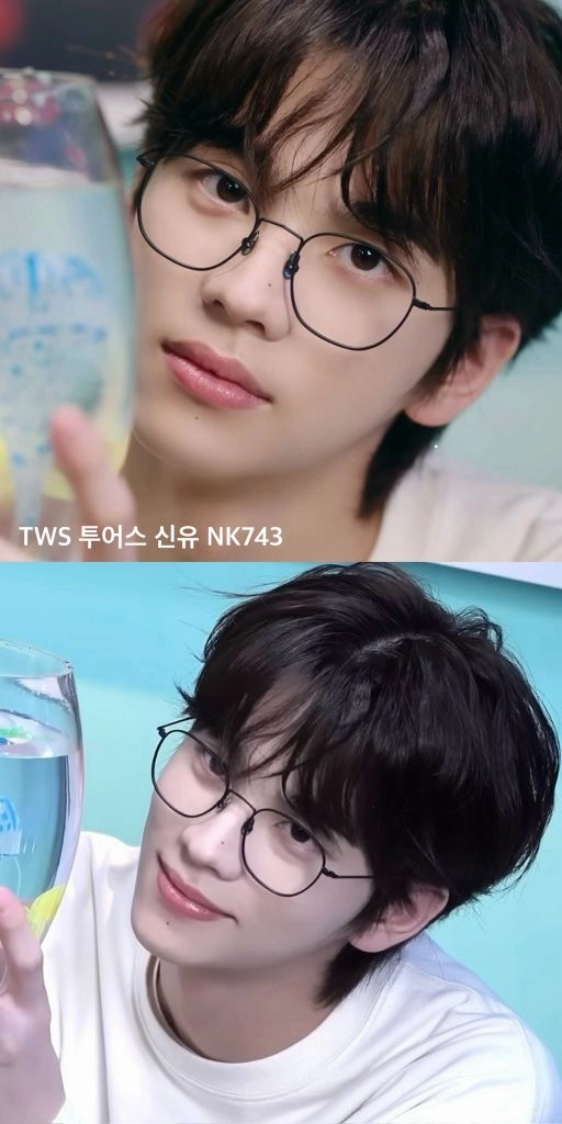 니시데카즈오 NK743 C6 무광 블랙 티타늄 안경 이미지