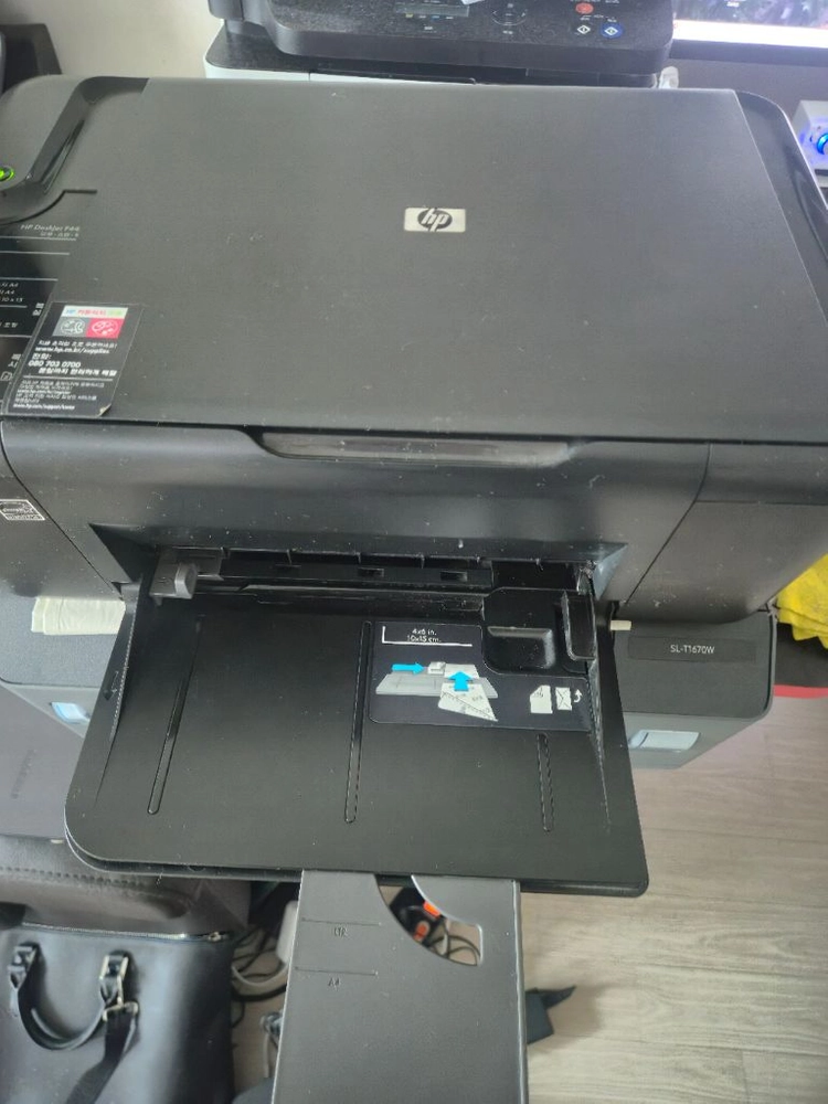 HP 잉크젯 복합기 F4580 인쇄 프린터, 스캐너, 복사 기능 깨끗하고 작동잘됩니다 이미지