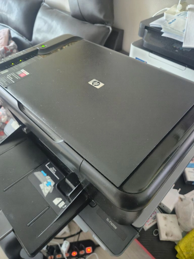 HP 잉크젯 복합기 F4580 인쇄 프린터, 스캐너, 복사 기능 깨끗하고 작동잘됩니다 이미지