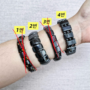 [새상품] 체력,정력 S급 헤마타이트 천연석 남자 여자 건강 팔찌/목걸이 반지 천연옥 비취 천연석 원석 시계 불가리 이미지