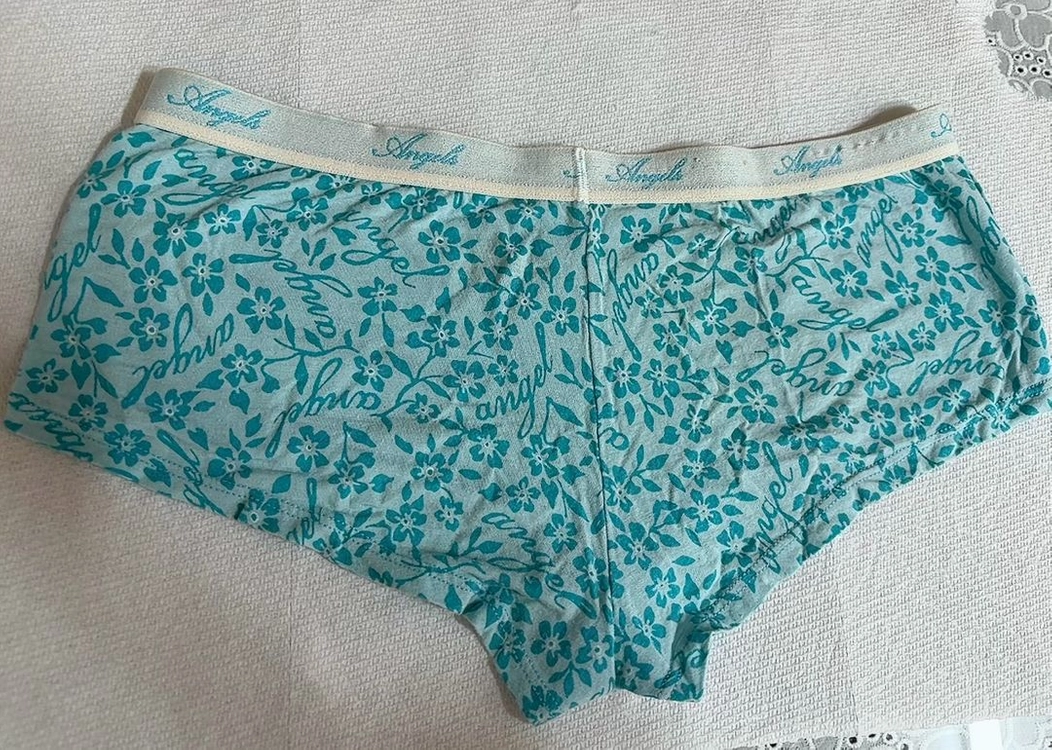 빅토리아시크릿S 블루 프린트 팬티 이미지