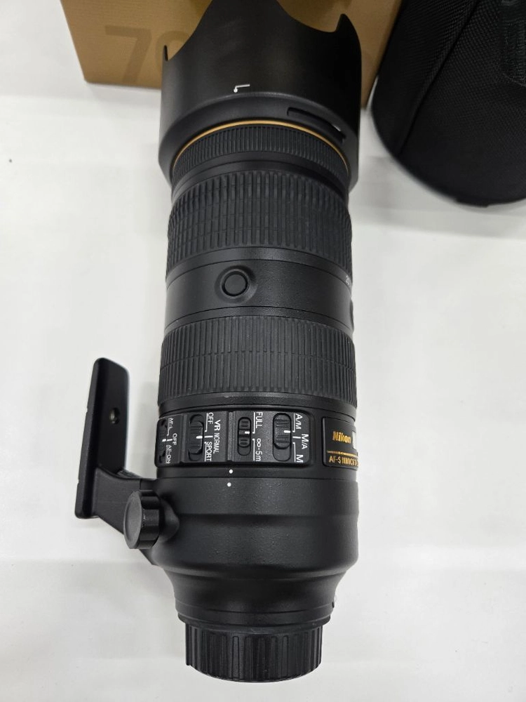 니콘 정품 af-s 70-200mm f2.8 FL VR 상태좋은 박스셋 렌즈 판매합니다 이미지