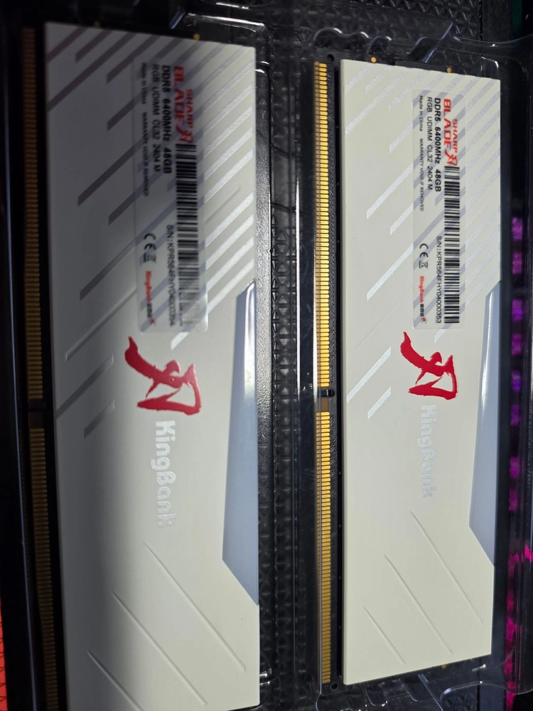 킹뱅크 ddr5 6400 96gb CL 32 (48gb X 2) 이미지