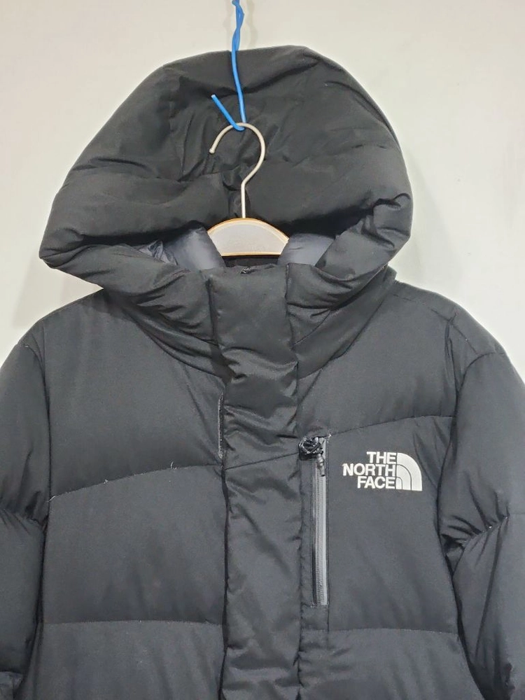 (S) 노스페이스 거위털 롱패딩 점퍼 블랙 후드 다운코트 이미지