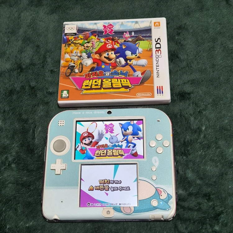 닌텐도 3ds칩 마리오와 소닉 런던올림픽 팝니다 이미지