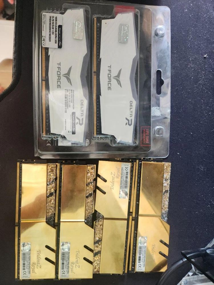 지스킬 로얄골드 ddr4 64기가램, 팀그룹 화이트, 삼성 ddr4 3600 2666 램 - 안심되는 중고거래
