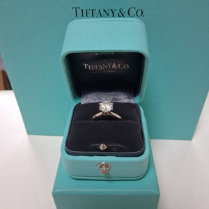 티파니 1.3ct 캐럿 다이아 반지 플래티늄 링/ 1캐럿 이미지