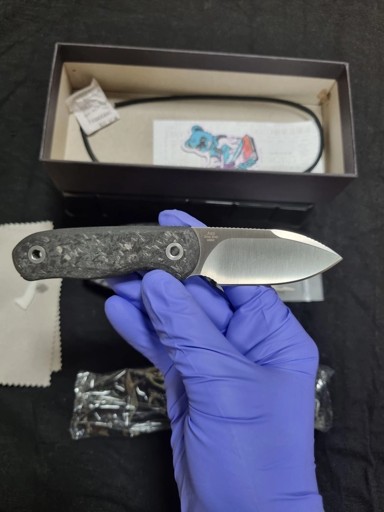 Kizer Dropbear Fixed Carbon Fiber 나이프 이미지