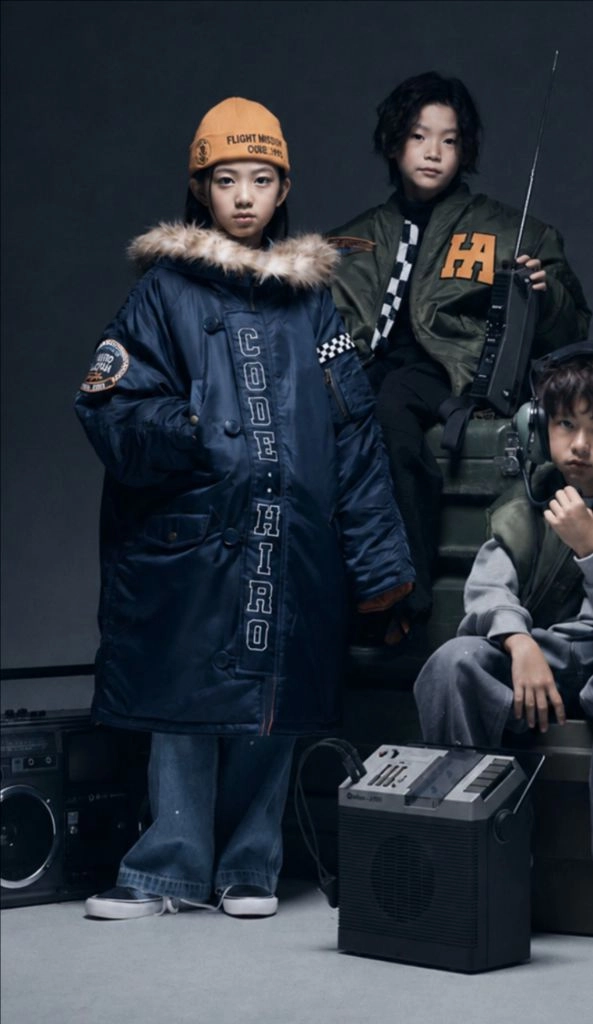 새상품)히로 알파 파카 ALPHA X HIRO PARKA 알파인더스트리+크루티 네이비130 이미지