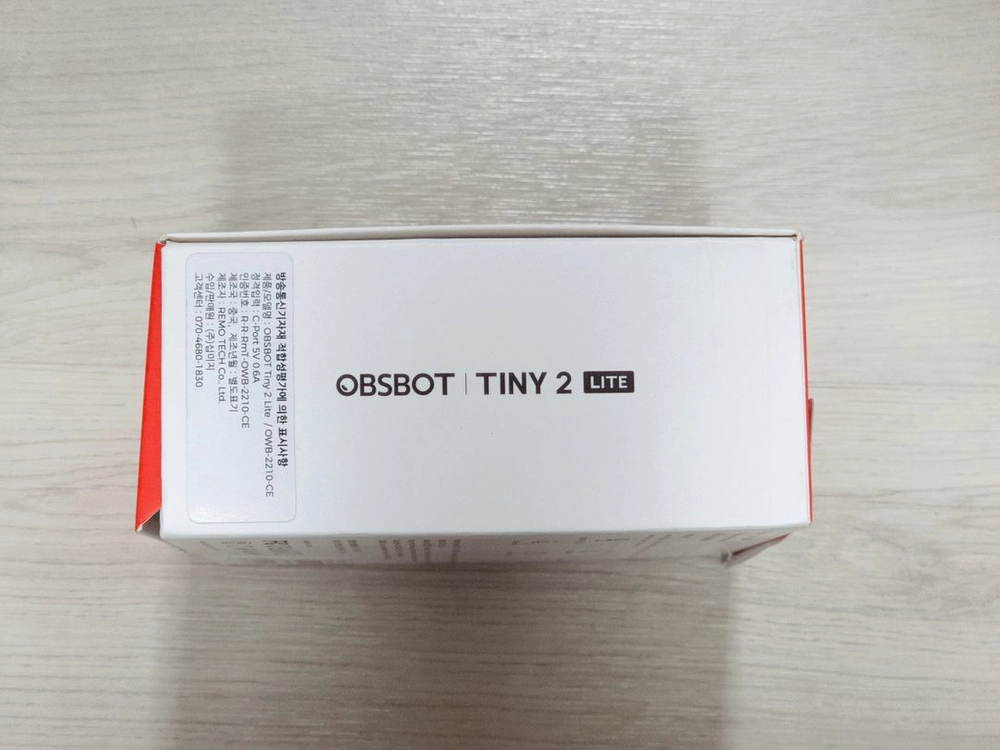 OBSBOT Tiny2 Lite 4K AI 웹캠 (인물트래킹 추적 웹캠) 이미지