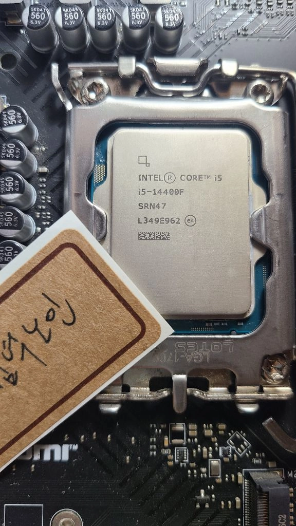 인텔 14400F CPU + DDR4용 MSI H610M E 메인보드 이미지