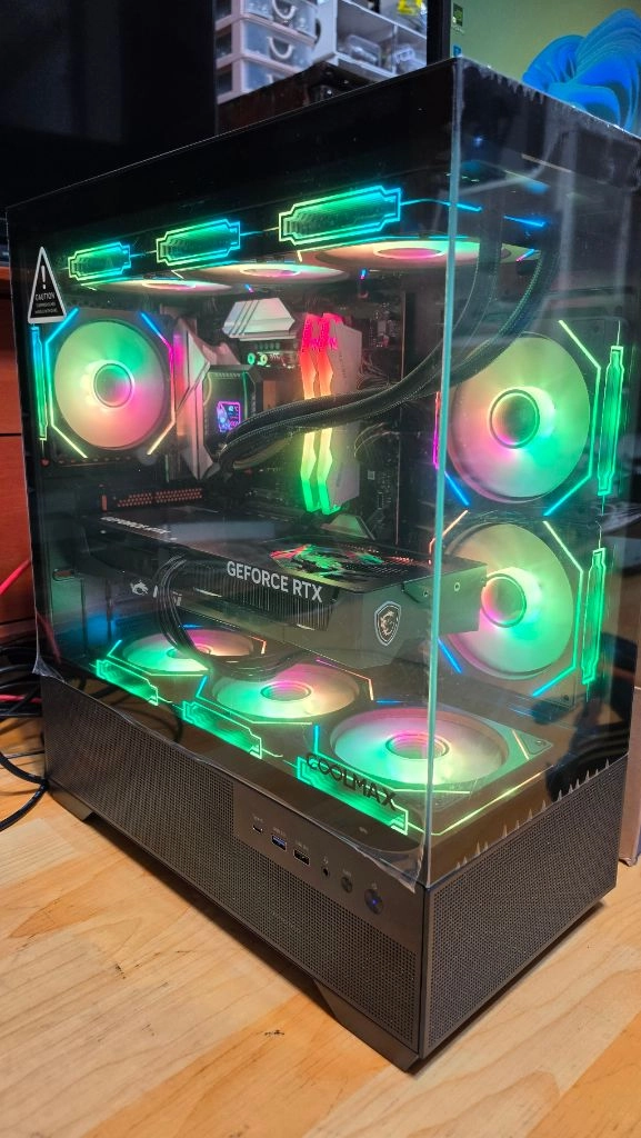 라이젠7 7800x3d rtx5070 컴퓨터 본체 이미지