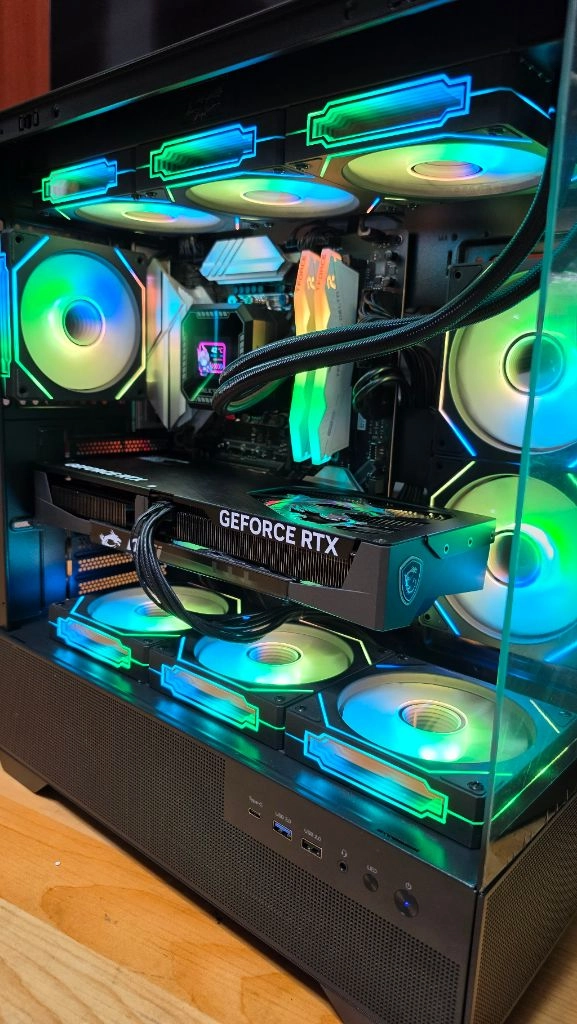 라이젠7 7800x3d rtx5070 컴퓨터 본체 이미지