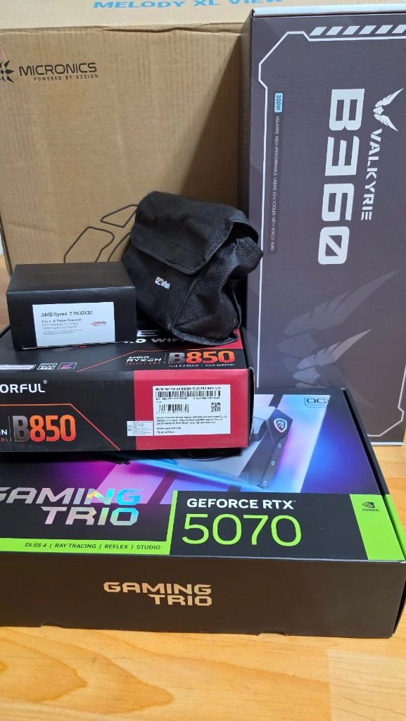 라이젠7 7800x3d rtx5070 컴퓨터 본체 이미지