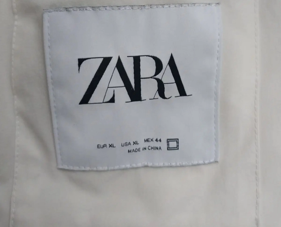 ZARA 자라 크림 블루종 / 봄버자켓 XL 이미지