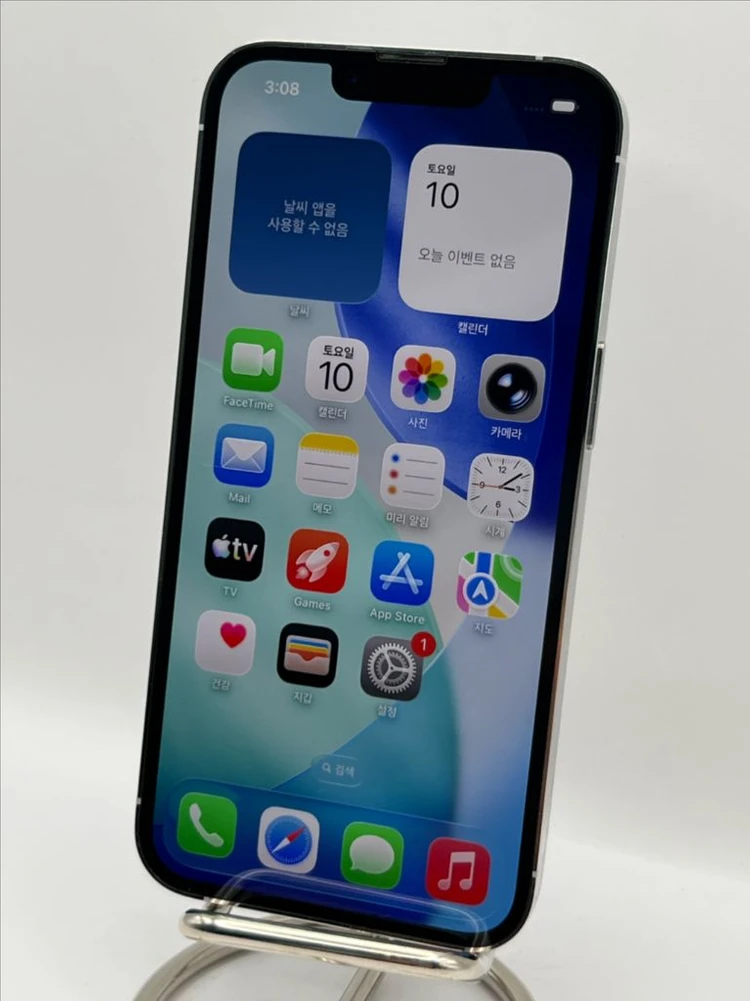 아이폰13프로 128GB 실버 S급!이체시42만 이미지