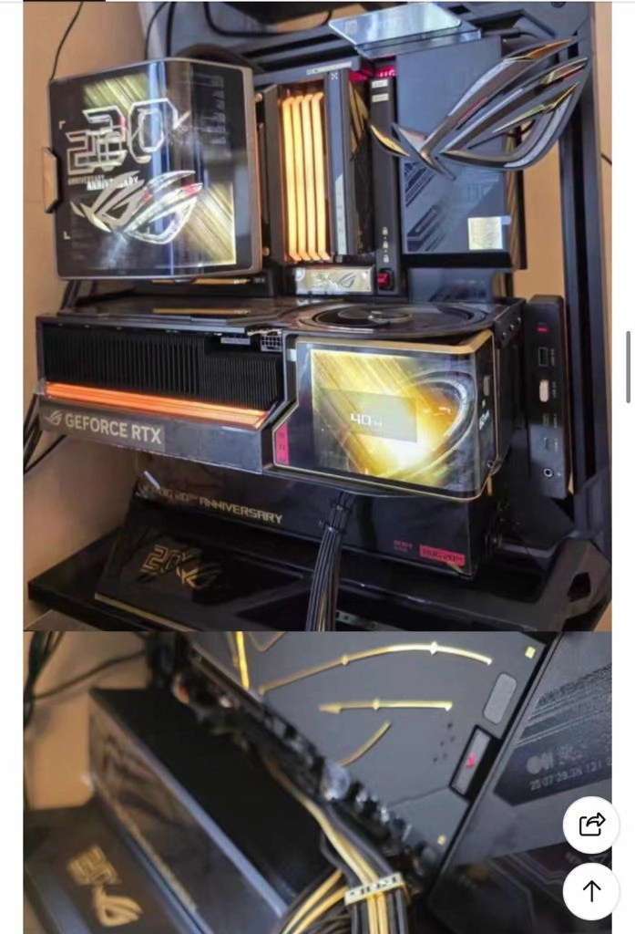 RTX 5090 BTF To 12VHPW 아답터 케이블 / 800w 풀전압 지원 / 성능 향상 20주년 매트릭스 - 안심되는 중고거래