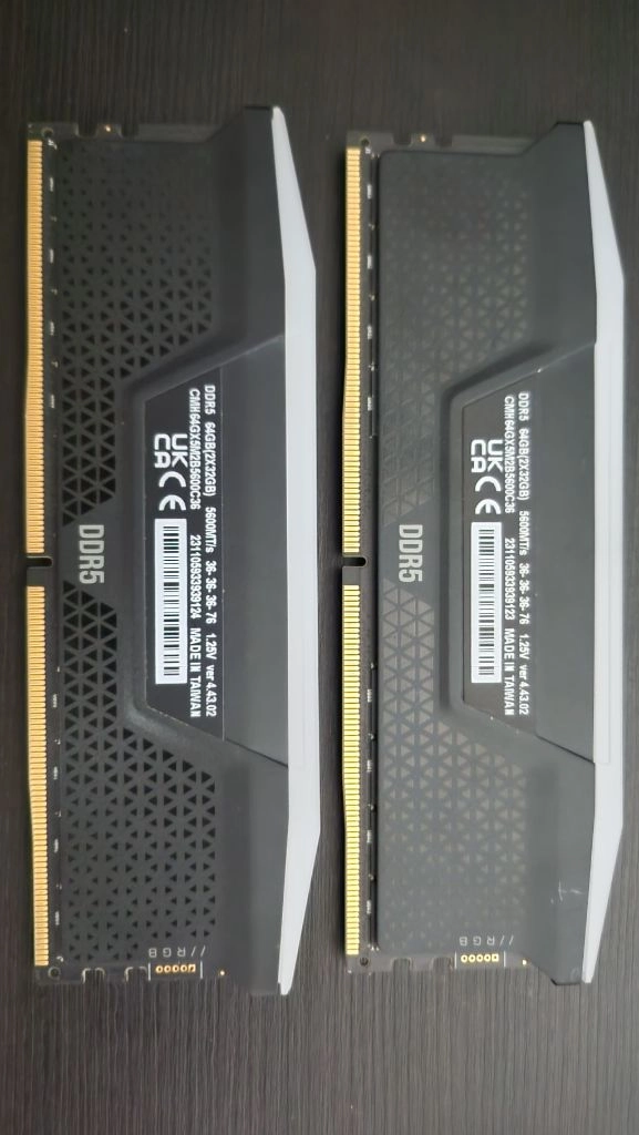 [삼성램] CORSAIR DDR5 VENGEANCE RGB 64G (32G x 2) 이미지