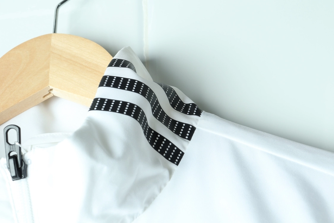 (L-XL) 아디다스 집업 바람막이 점퍼자켓 흰검 이미지