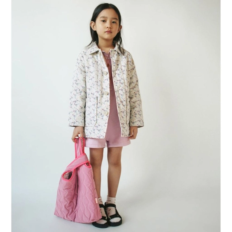 (8y,128cm) 자라 zara 키즈 플로랄 오버셔츠 경량패딩 이미지