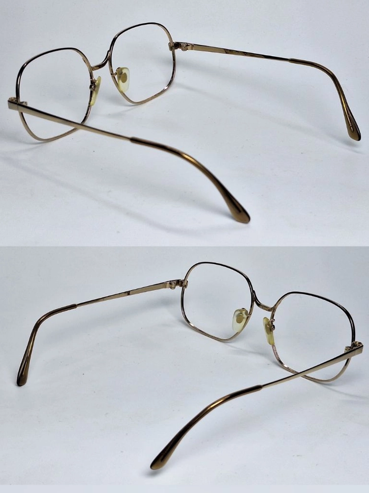 샤르망 Charmant 226 안경테 안경 52mm 골드 스퀘어 여성용 일본 수입 제조 빈티지 레트로 Y2K 클래식 이미지