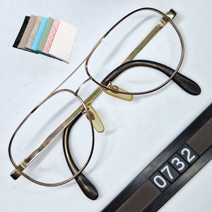 샤르망 Charmant 206 안경테 안경 54mm 골드 투브릿지 일본 수입 제조 빈티지 레트로 Y2K 클래식 패션 이미지