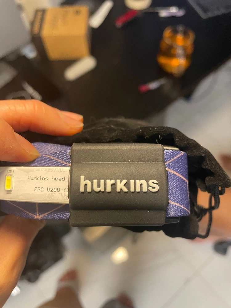 hurkins 허킨스 오빗 헤드렌턴 팬턴블랙/멀티블루 LED 충전식 이미지