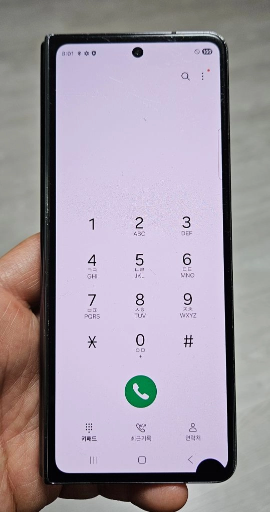 갤럭시 Z폴드4 블랙 256GB 부품용 싸게 팝니다. 이미지