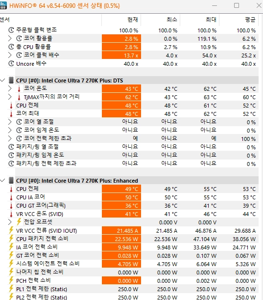 270k plus + z890 aero g + rc1920쿨러셋 이미지