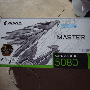 기가바이트어로스마스터 ice RTX 5080 그래픽카드 이미지