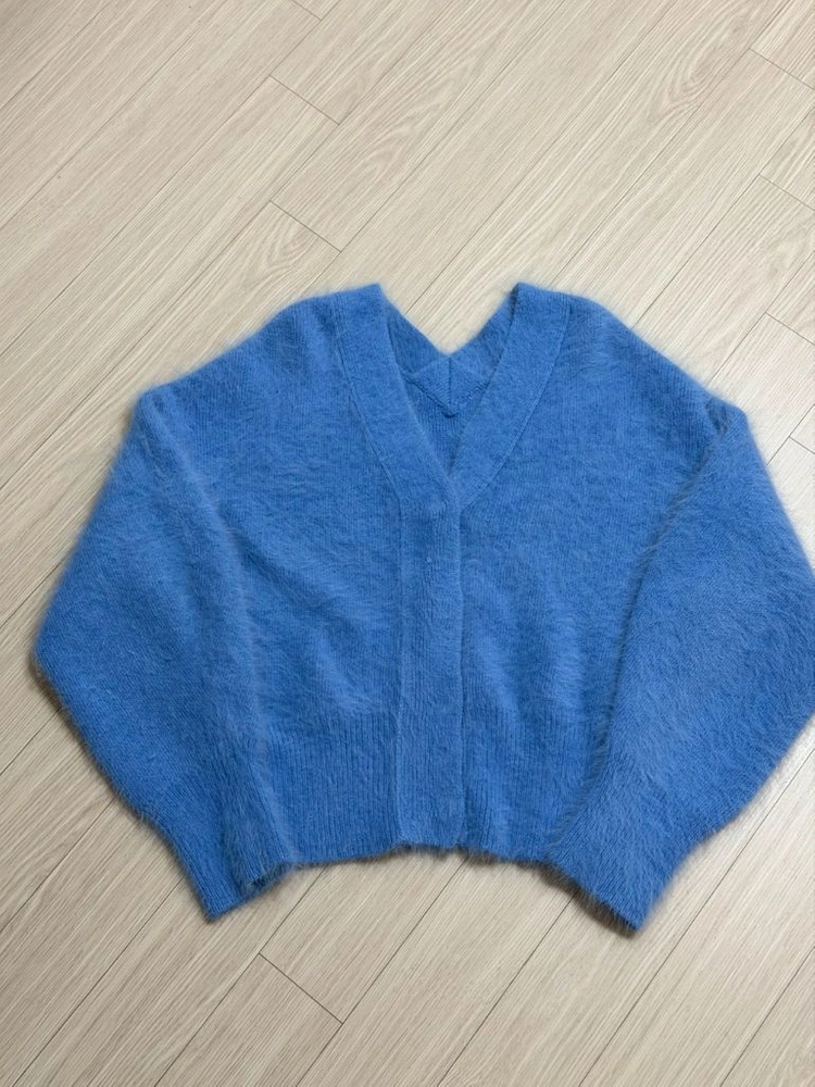 닐바이피 앙고라 가디건 블루 이미지