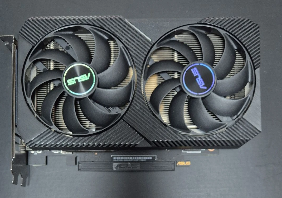 ASUS DUAL 지포스 RTX 3060 V2 O12G OC D6 12GB LHR 이미지