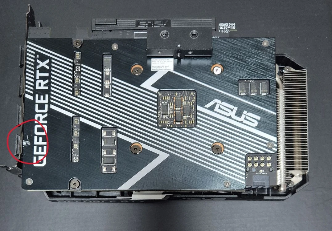 ASUS DUAL 지포스 RTX 3060 V2 O12G OC D6 12GB LHR 이미지