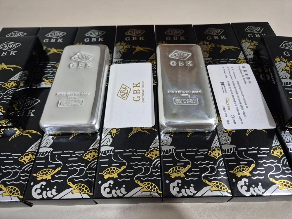 GBK 실버바 1kg 판매합니다. 이미지